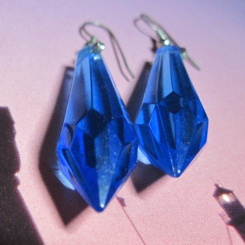 ピアス [KATENKELLY] Pretty Oval Capri Blue Earrings Nicole