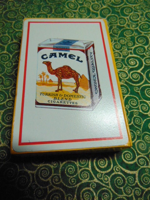VINTAGE Excellent Complete Set of CAMEL Cigarette Advertising Playing Cards  W/ Box,,,.80's-90's Era