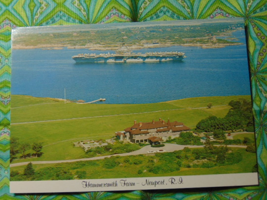 VINTAGE Beautiful 50's Hammersmith Farm Ocean Drive Newport RI State ...
