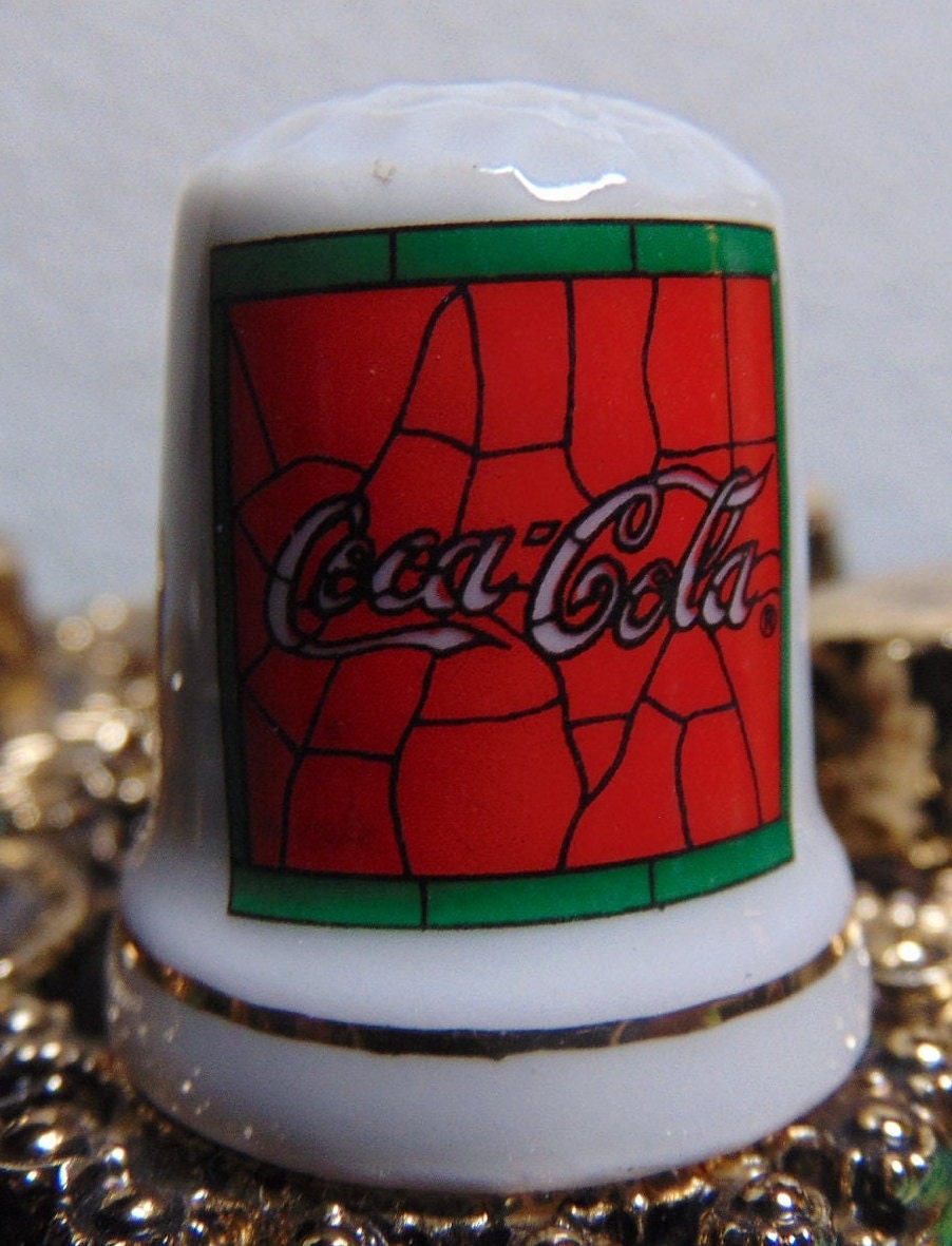 VINTAGE Beautiful 1995 Coca Cola Stain Glass LOGO From Coca Cola