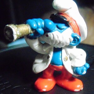 Vintage Captain Papa Smurf..1981..Peyo...Hong Kong