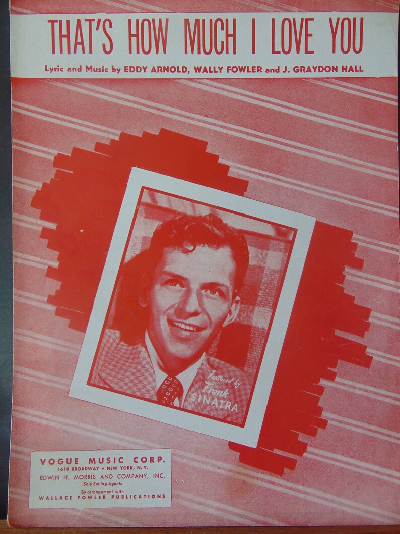 Vintage BEAUTIFUL Graphic That's How Much I LOVE You Frank Etsy