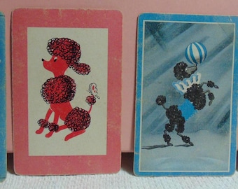 Vintage 40's/50's Retro Animal Single Playing Cards-Used**U Pick #10 47-50 Vintage Playing Card,Card Making,Scrapbook