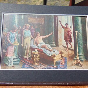 Antique BEAUTIFUL French 1913 &#39;Vincius at Petrone&#39;s&#39; by Mastroianni Postcard...Unused...33F(a) Paper Ephemera,Collecting Postcard
