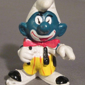 Vintage Clown Smurf..1978..Peyo...Hong Kong...Kids Toys,Vintage Toys,Cartoons,Vintage Collectibles,Miniatures