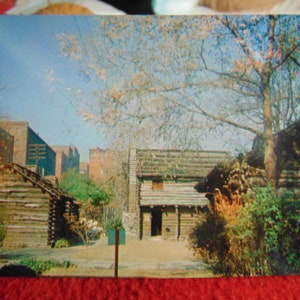 Vintage 50&#39;s/60&#39;s Fort Nashborough, TN State Postcard..unused..Tennessee State..348.....Historical Places,Travel Postcards