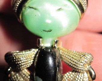 BEAUTIFUL Vintage Way TOO CUTE Miniature Thermoset Genie Pin...2894...Bridal Wear,Elegant Jewelry,Gift 4 Mom,Birthday Gift,Unique Jewelry