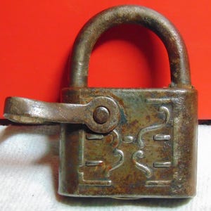 Antique AWESOME Rare?? Eagle Lock Co Embossed Padlock #9V12 & NO Key ...