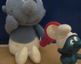 Vintage Smurfs "The Looking Glass"  Peyo...1972 / 1983...both are H.K. set of 2...Vintage Smurfs,Vintage Toys,Vintage Kids,Vintage Cartoon