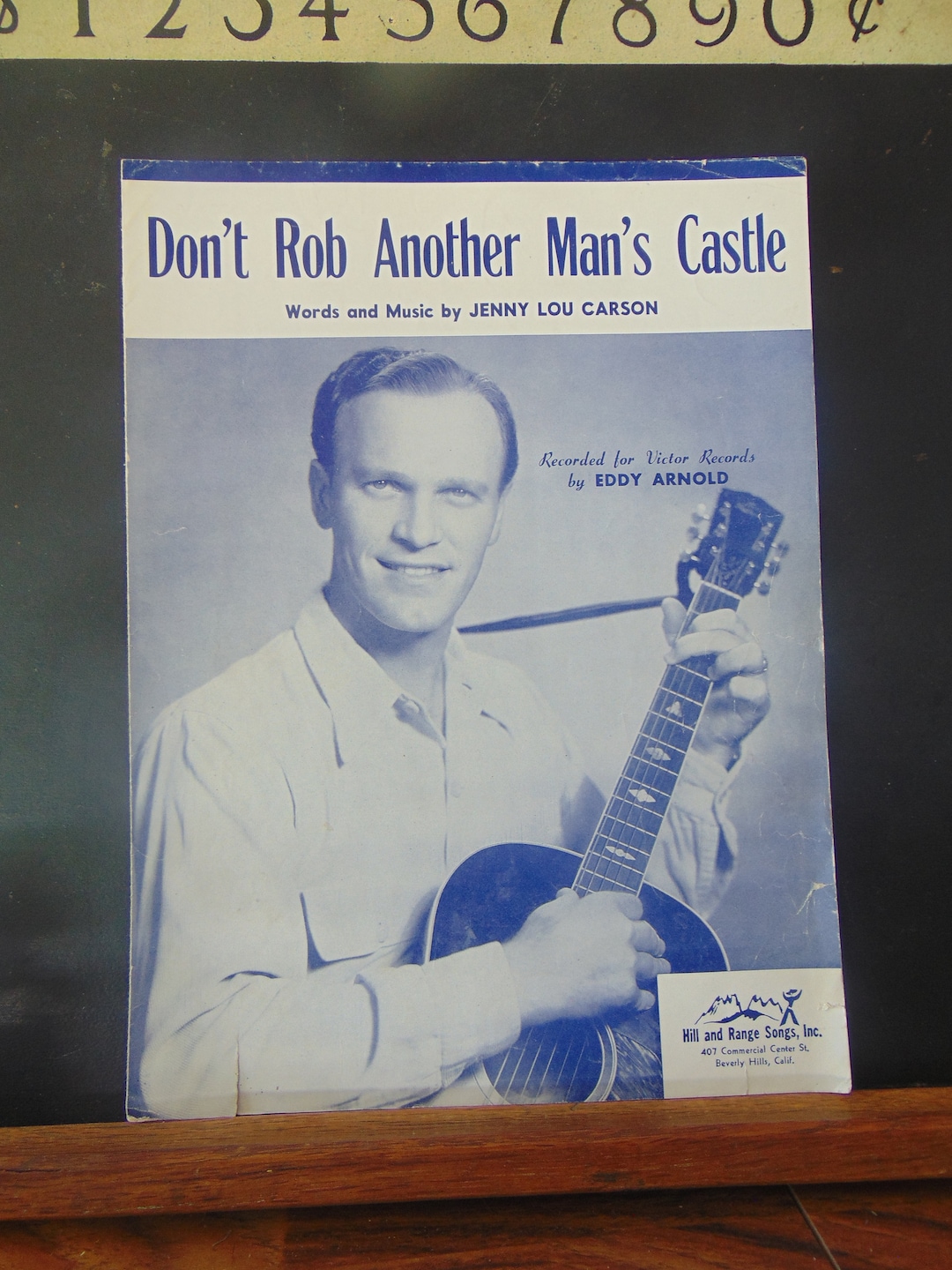 Vintage Graphics 40's Don't Rob Another Man's Castle Piano & Words Sheet Music111.vintage Paper