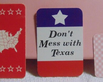 Vintage 70's/80's MINI (3) Different Sizes & Styles of Single Playing Cards..Used.. #12W  Vintage Playing Card,Card Making,Scrapbook