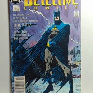 Vintage AWESOME 1989 DC May #600 Detective Comics Comic Book...#40..Vintage Comic&#39;s,Vintage Cartoons,Super Hero&#39;s,Action Comics