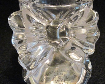 Vintage Baby Bootie 24% Lead Crystal Keepsake....by Avon