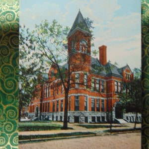 ANTIQUE BEAUTIFUL 1900&#39;s High School Danville IL State Postcard...Unused..#637 Paper Ephemera,Collecting Postcards,Scrapbooking