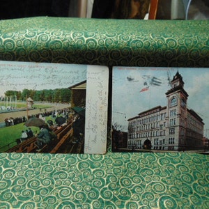 ANTIQUE Set of 2 1907 Normal Girls School & Race Track PA Postcard ...used 843 Paper Ephemera,Collecting Postcard,Scrapbook