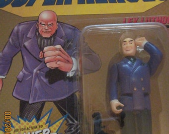 Vintage DC Comics Super Heroes "Lex Luther"...mint condition..1989...Action Toys,Action Figures,Comic Book Villain,Gift for Dad,Gift for Son