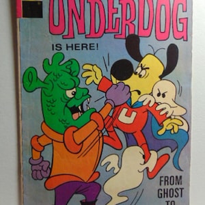 Vintage AWESOME 1978 Whitman Oct #9 UNDERDOG from Ghost to Ghost Comic Book..#2..Vintage Comic's,Vintage Cartons,Vintage Funnies..