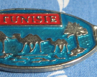 Vintage 80's/90's Silver & Enamel 'TUNISIE' Camel Pendant..#9969...Camel Cigarettes Advertising,Advertising,Camel Memorabilia,Camel Lovers