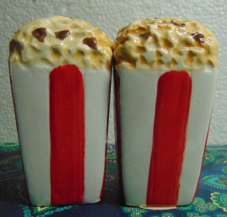 Retro Treats Fresh Popcorn – Spolverino In Grès Per Popcorn, Stile Anni '50, 7,7 Cm