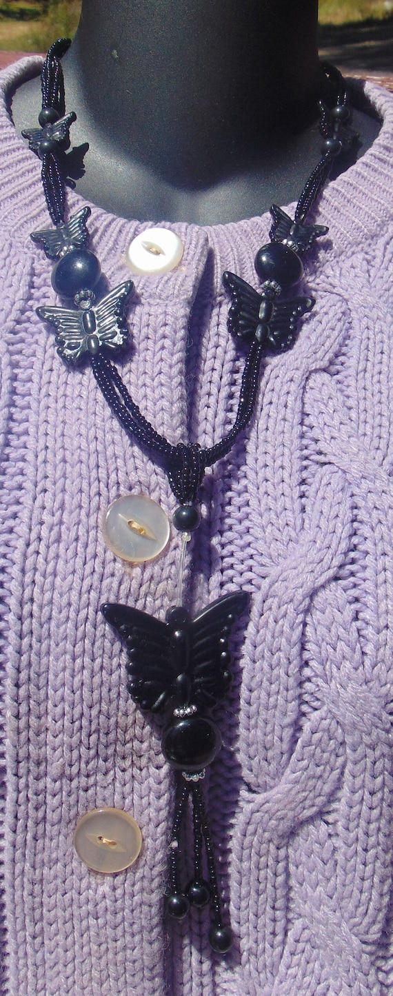 Vintage mixed media butterfly Gem