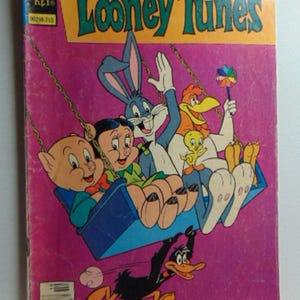 Vintage AWESOME 1977 Oct #16 GoldKey Looney Tunes Bugs Bunny & Friends Comic Book..#8..Vintage Comic's,Vintage Cartons,Vintage Funnies..