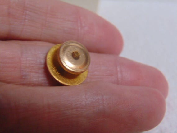 Vintage May 20th 1957 LongFibre (Longview Wa Fibre Co) Service 5yr Tac Pin..14Kt & Enamel.... (JP#8) View 3