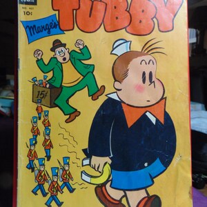 Vintage AWESOME 1953 #461 Marge's TUBBY Comic Book,Yellow Cover..Silver Age..Vintage Comic's,Vintage Cartons,Vintage Funnies