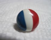 ANTIQUE 1950 39 s Red White Blue Enameled PEPSI LOOK Button 150