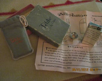 Vintage Petite by Cotter Perfume Atomizer...in original box...used?...complete...Antique Collectibles,Vintage Vanity