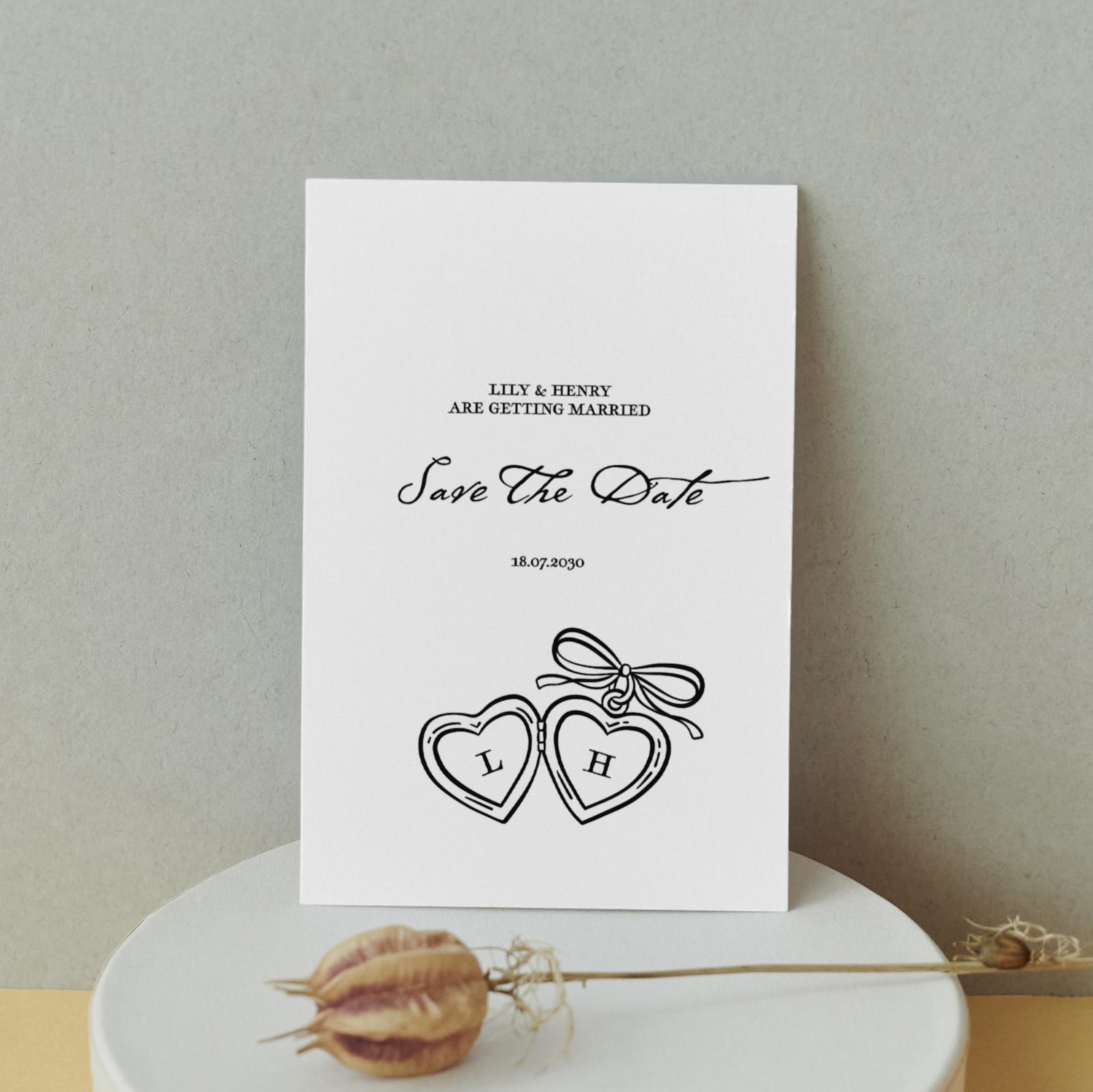 Locket Illustration Set - Hand Drawn Line Art Illustrations | SVG, PNG ...