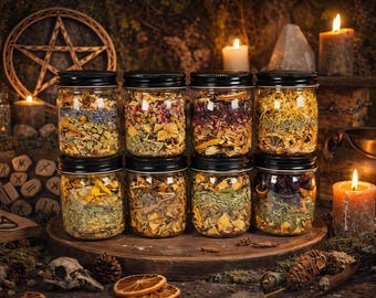 Wheel of The Year Simmer Pot Collection | Full Set | 8 Sabbat Ritual Blends