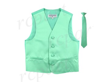 baby green vest