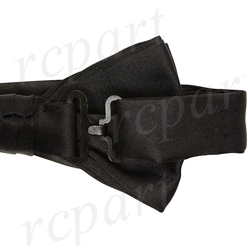 for Formal Occasions New Men/'s Plaid Black Burgundy White Pre-Tied Bowtie