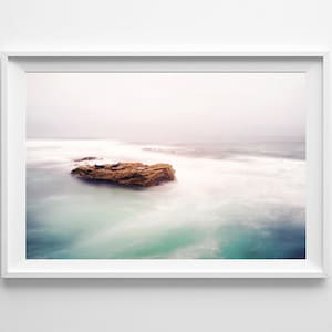 San Diego California Ocean Decor La Jolla Pacific Ocean Seals Minimalist Art, Beach Home Decor Small and Large Art Prints Available image 1