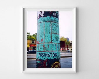 Toronto Photography Kensington Market Map - Chinatown Spadina Avenue Toronto Art, Street Art - Small and Large Wall Art Prints Available