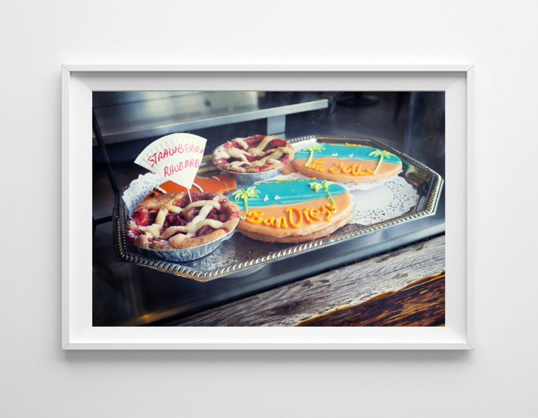 San Diego La Jolla Bakery, Beach Art, Food Photography, Beach Decor