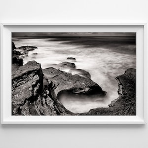 San Diego Art Black and White Landscape Photography Large Wall Art and ...