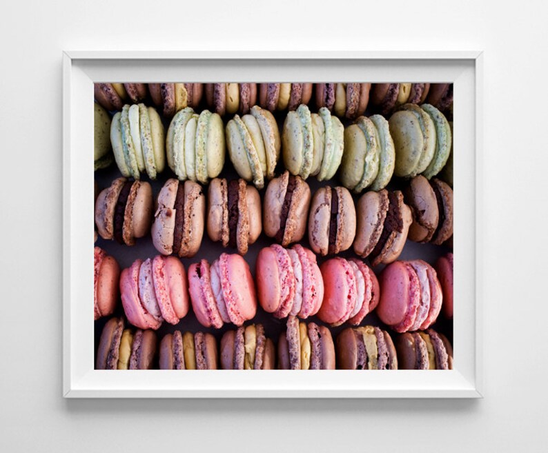 Bunte Küche Dekor Französisch Macarons Essen Fotografie | Etsy