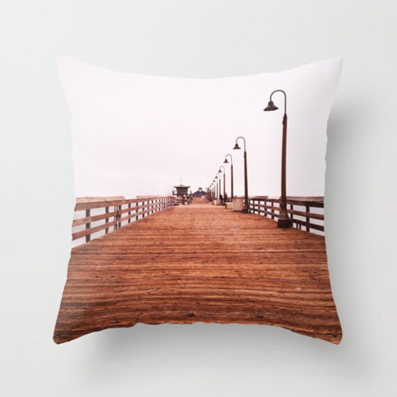 Nautical Pillow Decorative Throw Pillow Brown Home Decor San Etsy