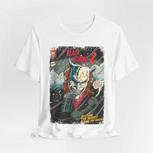 The Black Phone 2 T-Shirt: Vintage Horror Movie Graphic Tee image 3
