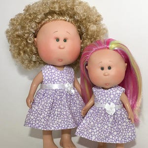 Matching Dresses for Nines d O’nil 9” Little Mia Dress or 12” Mia / Pippa dolls