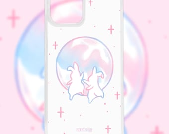 Moon Rabbit Phone Case-Samsung Galaxy S24 Series / iPhone 15 Series