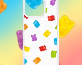 Bear Jelly Pattern Phone Case-iPhone 16 Series
