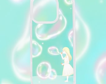 Bubble Girl Phone Case-iPhone 16 / iPhone 16 Plus