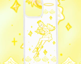 Angel Girl Phone Case-iPhone 16 / iPhone 16 Plus