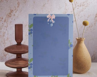 4x6 Blueberry Post-it® Note Pads, 3 Page Style Options