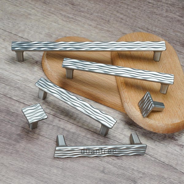 Brushed Nickel Kitchen Cabinet Pull handle ,Square Drawer Knobs Pulls ,Cupboard Handles Hardware