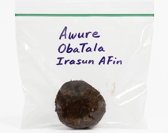 Akose Awure Obatala Irosun Afin – Savon noir pour la chance, l'abondance et la prospérité