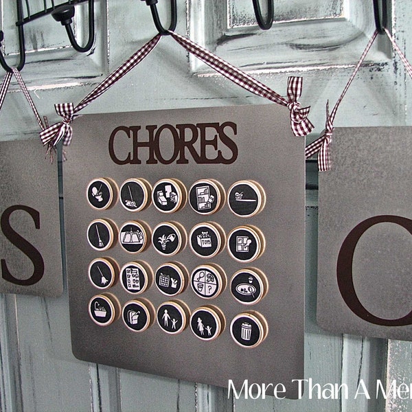 Magnetic Chore Chart - Etsy