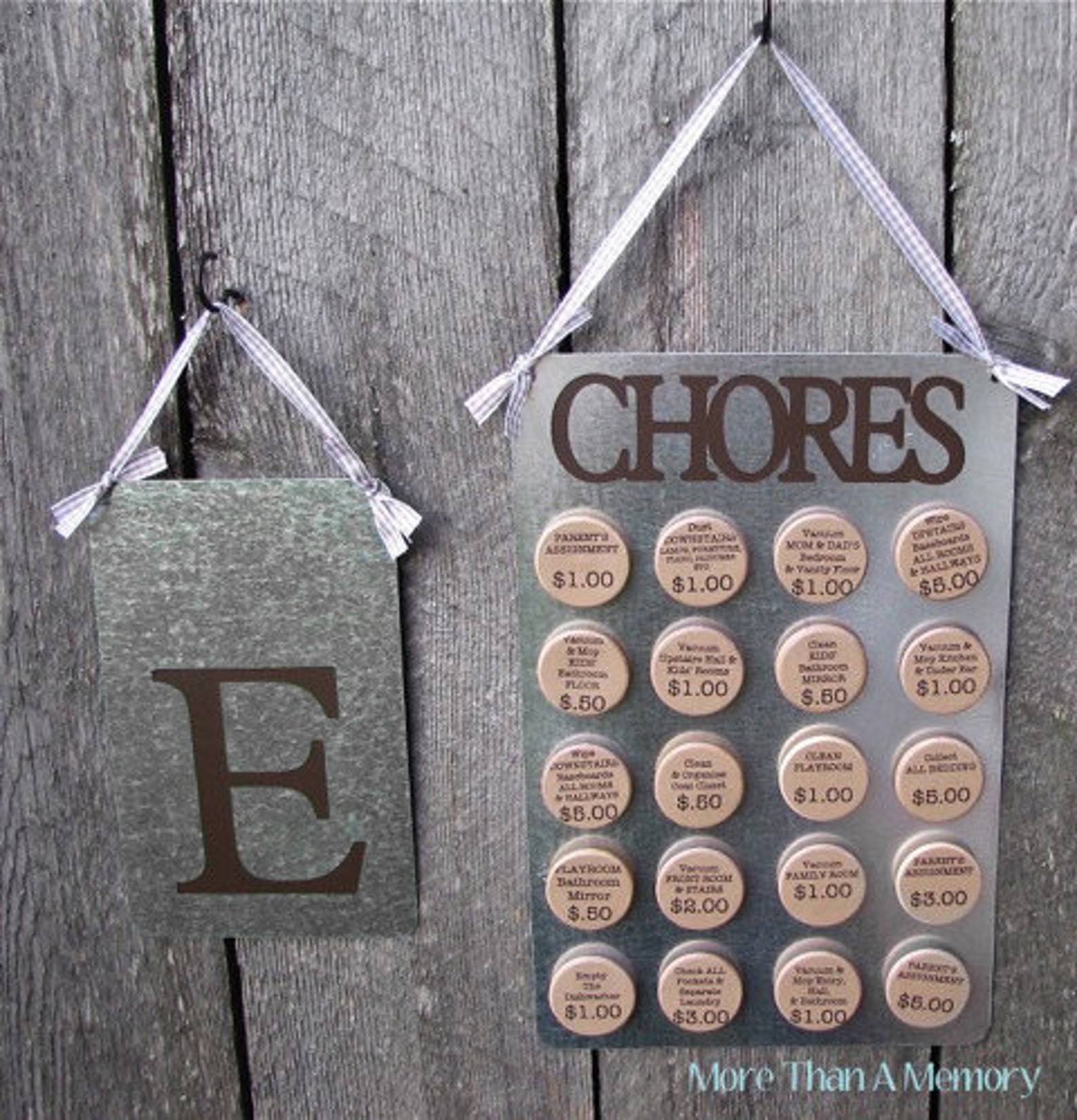 Set: Custom Chore Chart System for One - Etsy